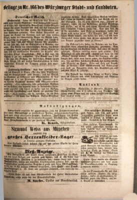 Würzburger Stadt- und Landbote Freitag 13. Juli 1849