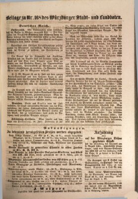 Würzburger Stadt- und Landbote Montag 16. Juli 1849