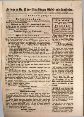 Würzburger Stadt- und Landbote Mittwoch 6. März 1850