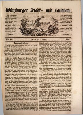 Würzburger Stadt- und Landbote Freitag 8. März 1850