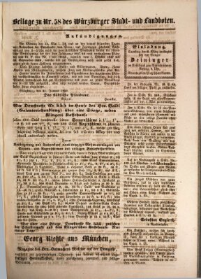 Würzburger Stadt- und Landbote Freitag 8. März 1850