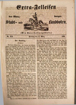 Würzburger Stadt- und Landbote Sonntag 17. März 1850