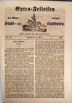 Würzburger Stadt- und Landbote Sonntag 14. April 1850