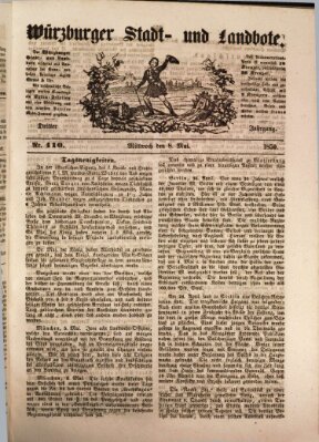 Würzburger Stadt- und Landbote Mittwoch 8. Mai 1850