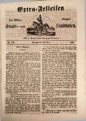 Würzburger Stadt- und Landbote Sonntag 12. Mai 1850