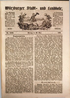 Würzburger Stadt- und Landbote Montag 20. Mai 1850