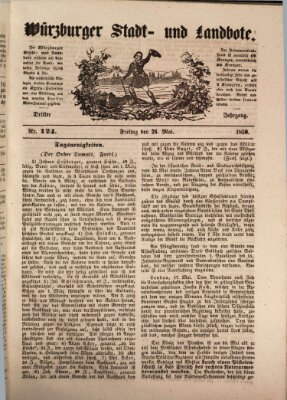 Würzburger Stadt- und Landbote Freitag 24. Mai 1850