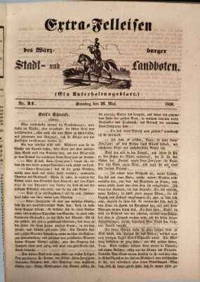 Würzburger Stadt- und Landbote Sonntag 26. Mai 1850