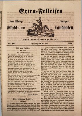 Würzburger Stadt- und Landbote Sonntag 30. Juni 1850