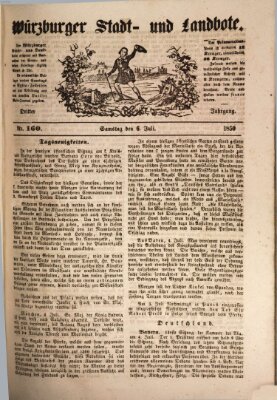 Würzburger Stadt- und Landbote Samstag 6. Juli 1850