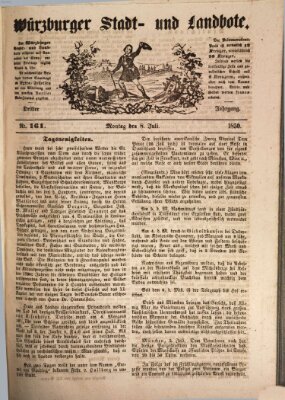 Würzburger Stadt- und Landbote Montag 8. Juli 1850