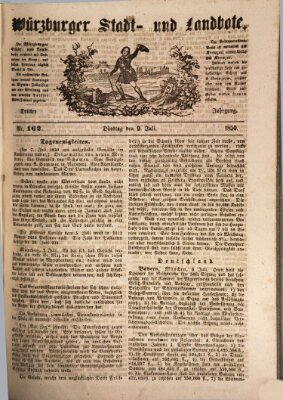 Würzburger Stadt- und Landbote Dienstag 9. Juli 1850