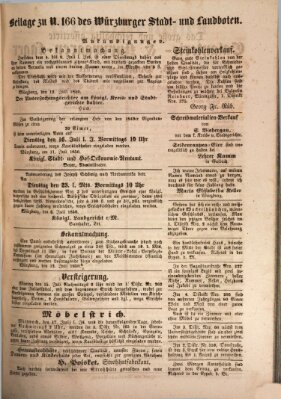 Würzburger Stadt- und Landbote Samstag 13. Juli 1850