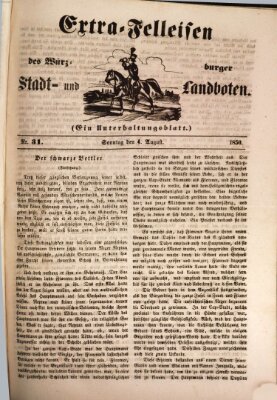 Würzburger Stadt- und Landbote Sonntag 4. August 1850