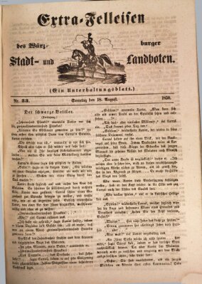 Würzburger Stadt- und Landbote Sonntag 18. August 1850