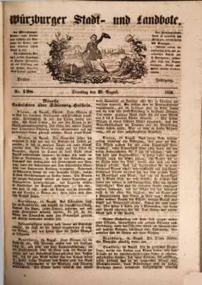 Würzburger Stadt- und Landbote Dienstag 20. August 1850