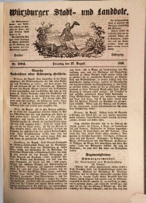 Würzburger Stadt- und Landbote Dienstag 27. August 1850