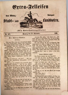 Würzburger Stadt- und Landbote Sonntag 15. September 1850