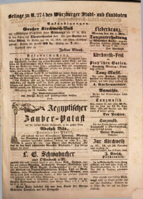 Würzburger Stadt- und Landbote Samstag 16. November 1850