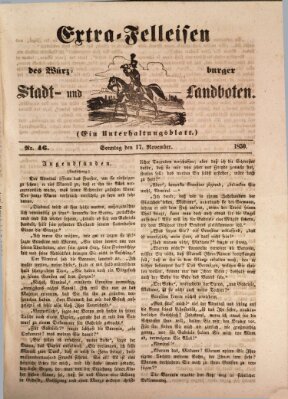 Würzburger Stadt- und Landbote Sonntag 17. November 1850