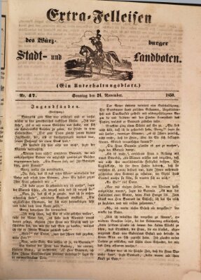 Würzburger Stadt- und Landbote Sonntag 24. November 1850