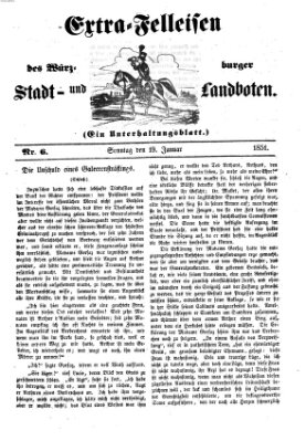 Würzburger Stadt- und Landbote Sonntag 19. Januar 1851