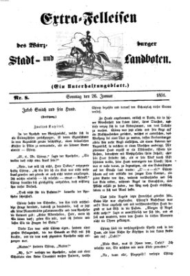 Würzburger Stadt- und Landbote Sonntag 26. Januar 1851