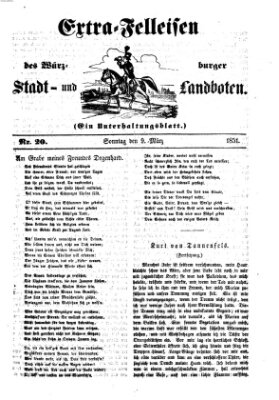 Würzburger Stadt- und Landbote Sonntag 9. März 1851