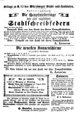 Würzburger Stadt- und Landbote Samstag 5. April 1851