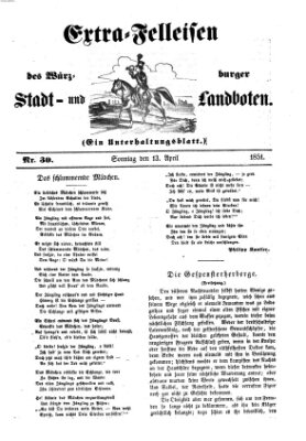 Würzburger Stadt- und Landbote Sonntag 13. April 1851