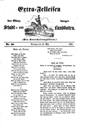 Würzburger Stadt- und Landbote Sonntag 18. Mai 1851