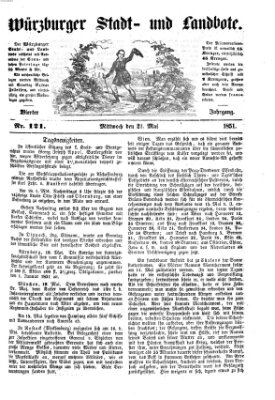 Würzburger Stadt- und Landbote Mittwoch 21. Mai 1851