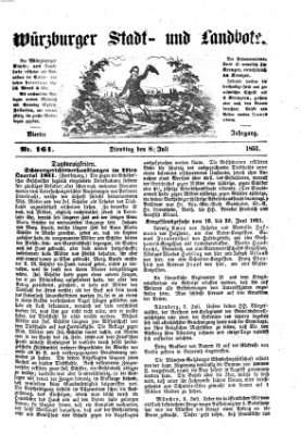 Würzburger Stadt- und Landbote Dienstag 8. Juli 1851