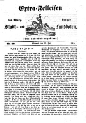 Würzburger Stadt- und Landbote Mittwoch 23. Juli 1851