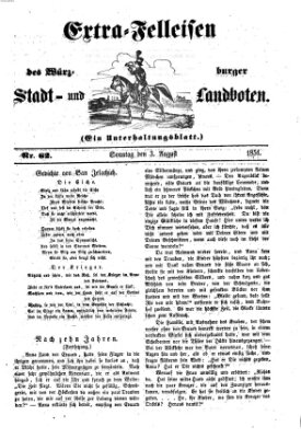 Würzburger Stadt- und Landbote Sonntag 3. August 1851