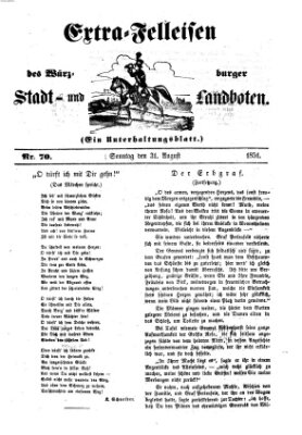 Würzburger Stadt- und Landbote Sonntag 31. August 1851