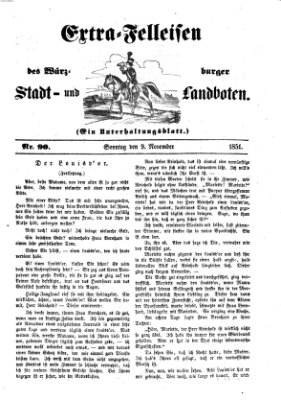 Würzburger Stadt- und Landbote Sonntag 9. November 1851