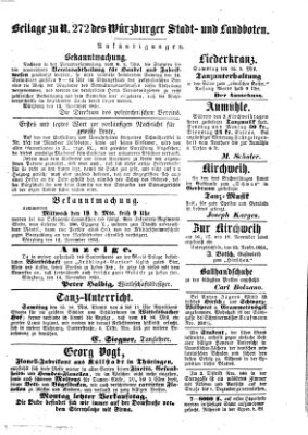 Würzburger Stadt- und Landbote Freitag 14. November 1851