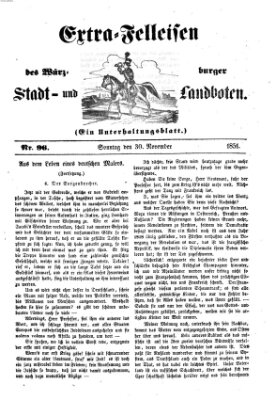 Würzburger Stadt- und Landbote Sonntag 30. November 1851