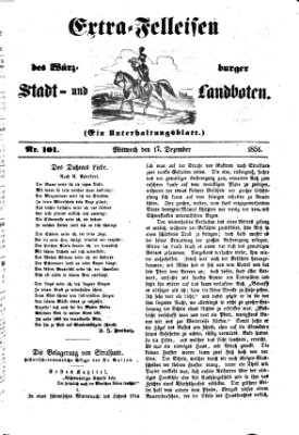 Würzburger Stadt- und Landbote Mittwoch 17. Dezember 1851