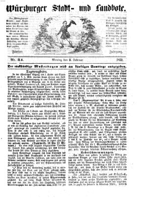 Würzburger Stadt- und Landbote Montag 9. Februar 1852