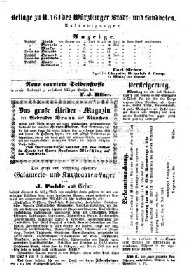 Würzburger Stadt- und Landbote Samstag 10. Juli 1852