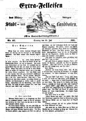 Würzburger Stadt- und Landbote Sonntag 18. Juli 1852