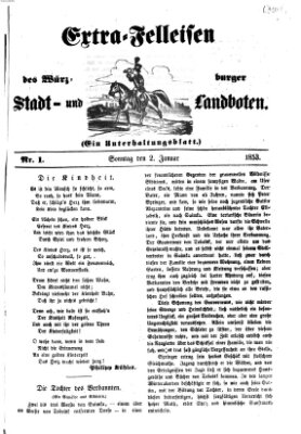 Würzburger Stadt- und Landbote Sonntag 2. Januar 1853