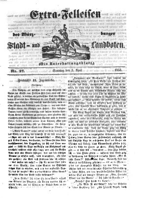 Würzburger Stadt- und Landbote Sonntag 3. April 1853