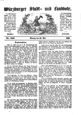 Würzburger Stadt- und Landbote Montag 23. Mai 1853