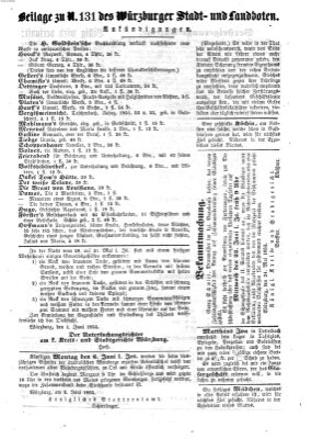 Würzburger Stadt- und Landbote Freitag 3. Juni 1853