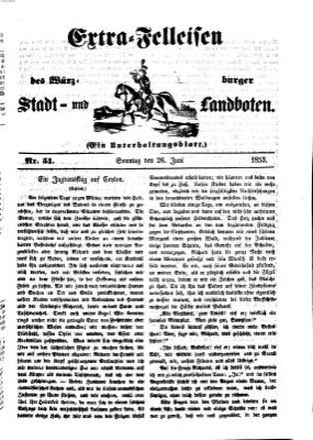 Würzburger Stadt- und Landbote Sonntag 26. Juni 1853