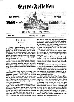 Würzburger Stadt- und Landbote Dienstag 26. Juli 1853