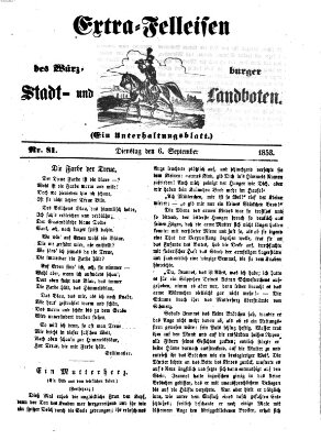 Würzburger Stadt- und Landbote Dienstag 6. September 1853